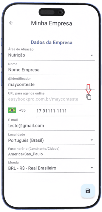Seu link de agendamento
